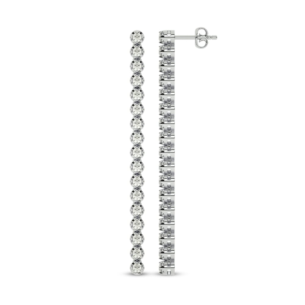 Cascading Brilliant Lab Grown Diamond Earrings