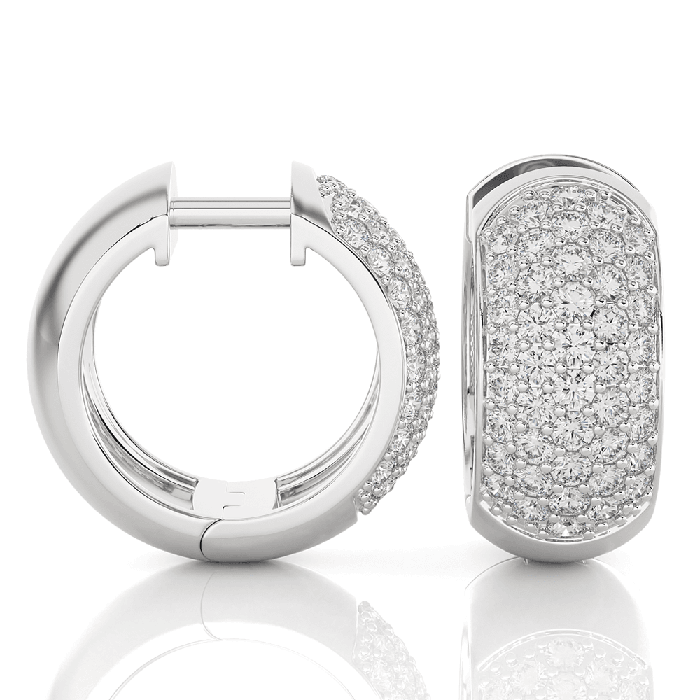Luxe Lab Grown Diamond Huggie Earrings