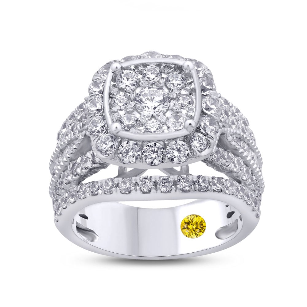 Luxe Garnet Lab Grown Diamond Cocktail Ring