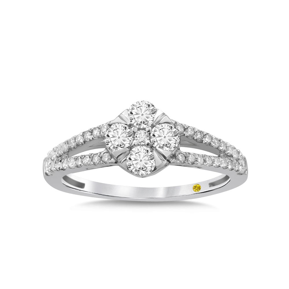 Nimbus Lab Grown Split Shank Diamond Ring
