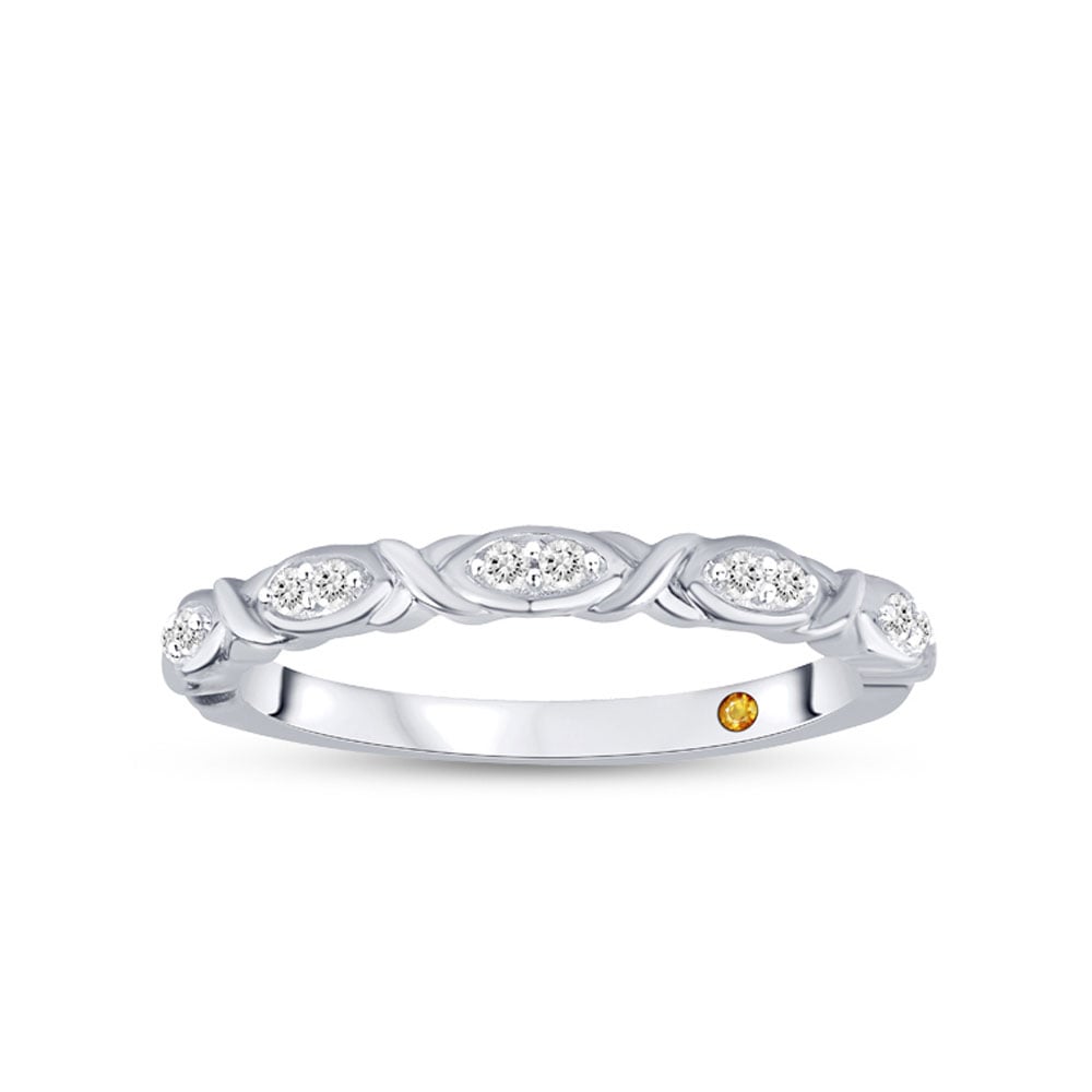 Delphi 'XO' Styled Lab Grown Diamond Ring
