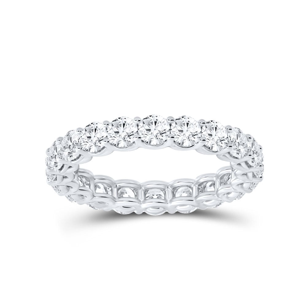 Riviere Lab Grown Round Diamond Eternity Ring