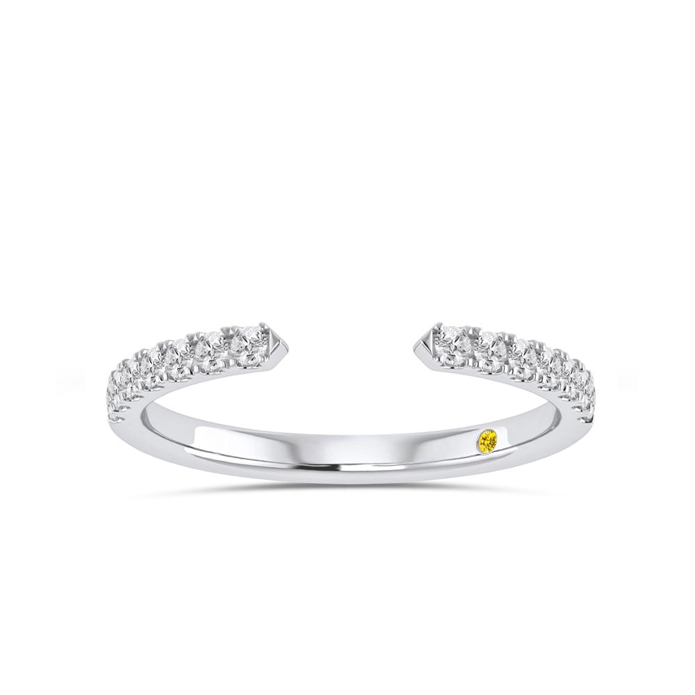 Idylle Half Coverage Lab Grown Open Diamond Ring