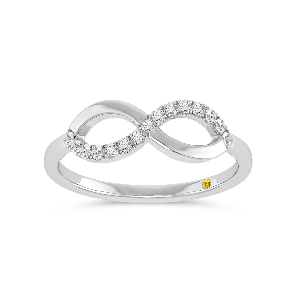 Quasar Lab Grown Infinity Diamond Ring