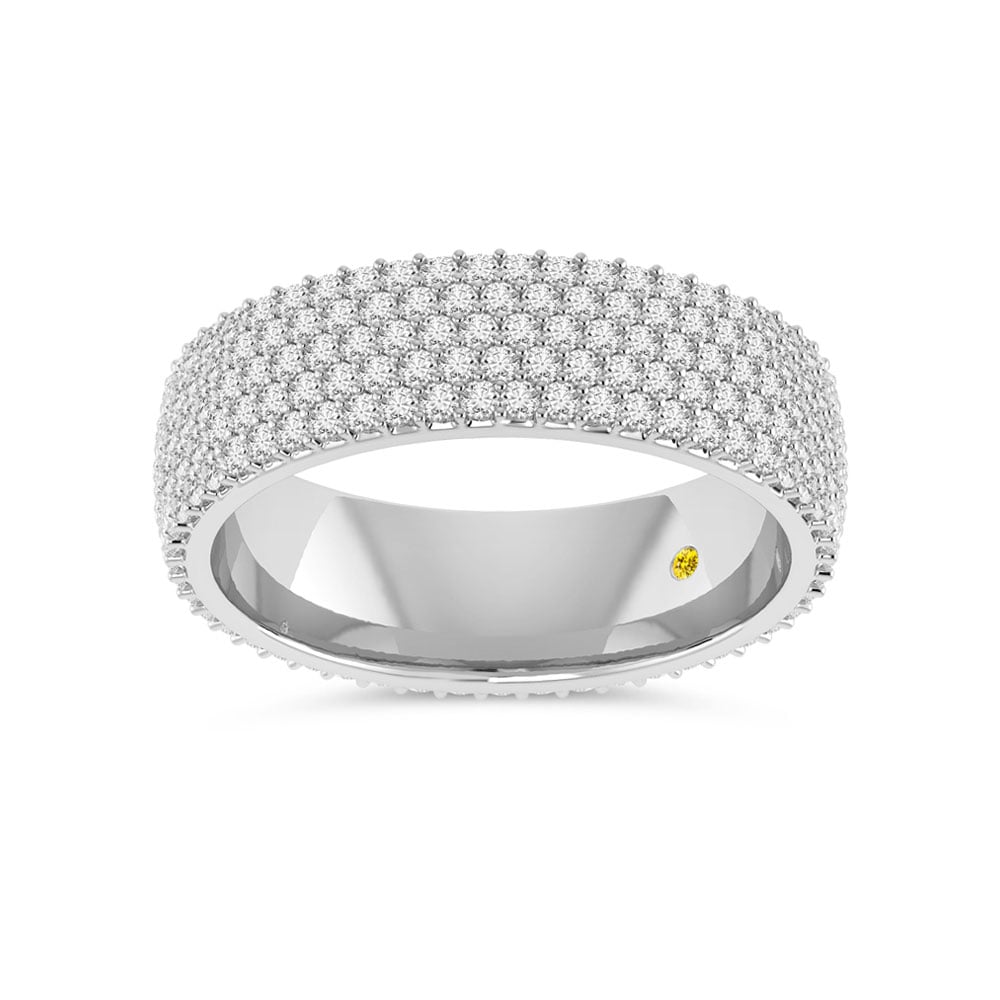Etolie Full Coverage Lab Grown Eternity Diamond Ring