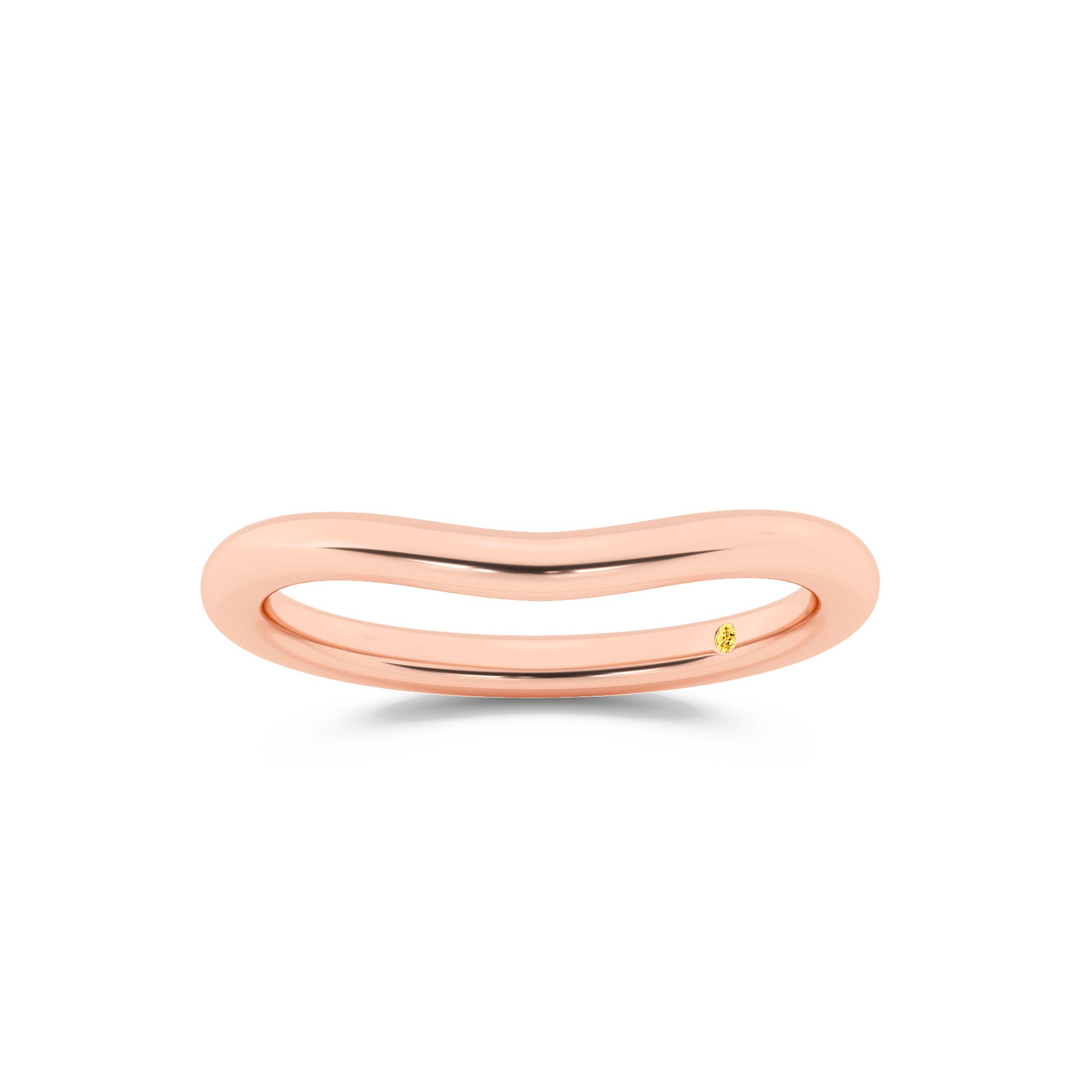 Zola 10K Rose Gold Contour Band