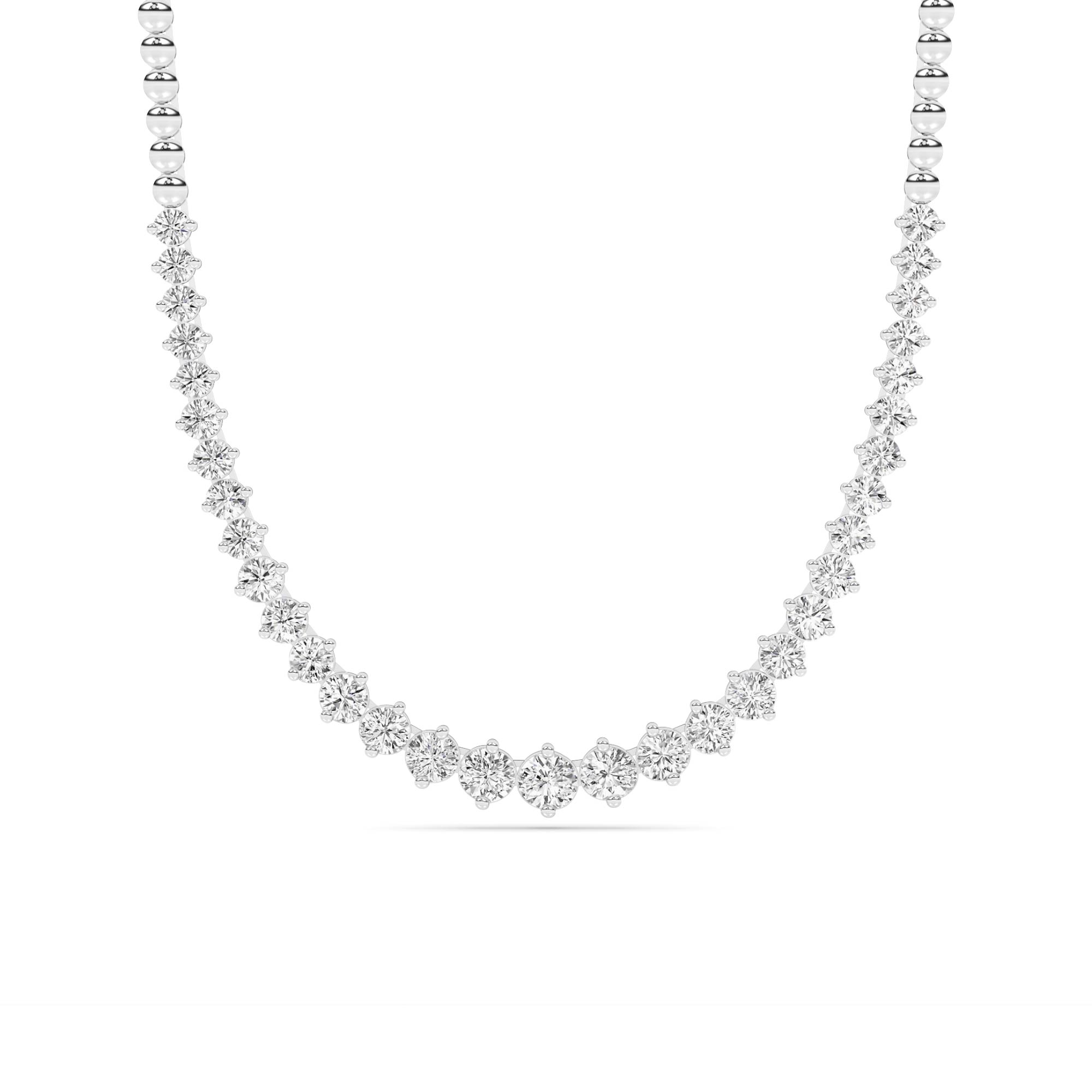 The Sheer Two-Prong Lab Grown Diamond Necklace