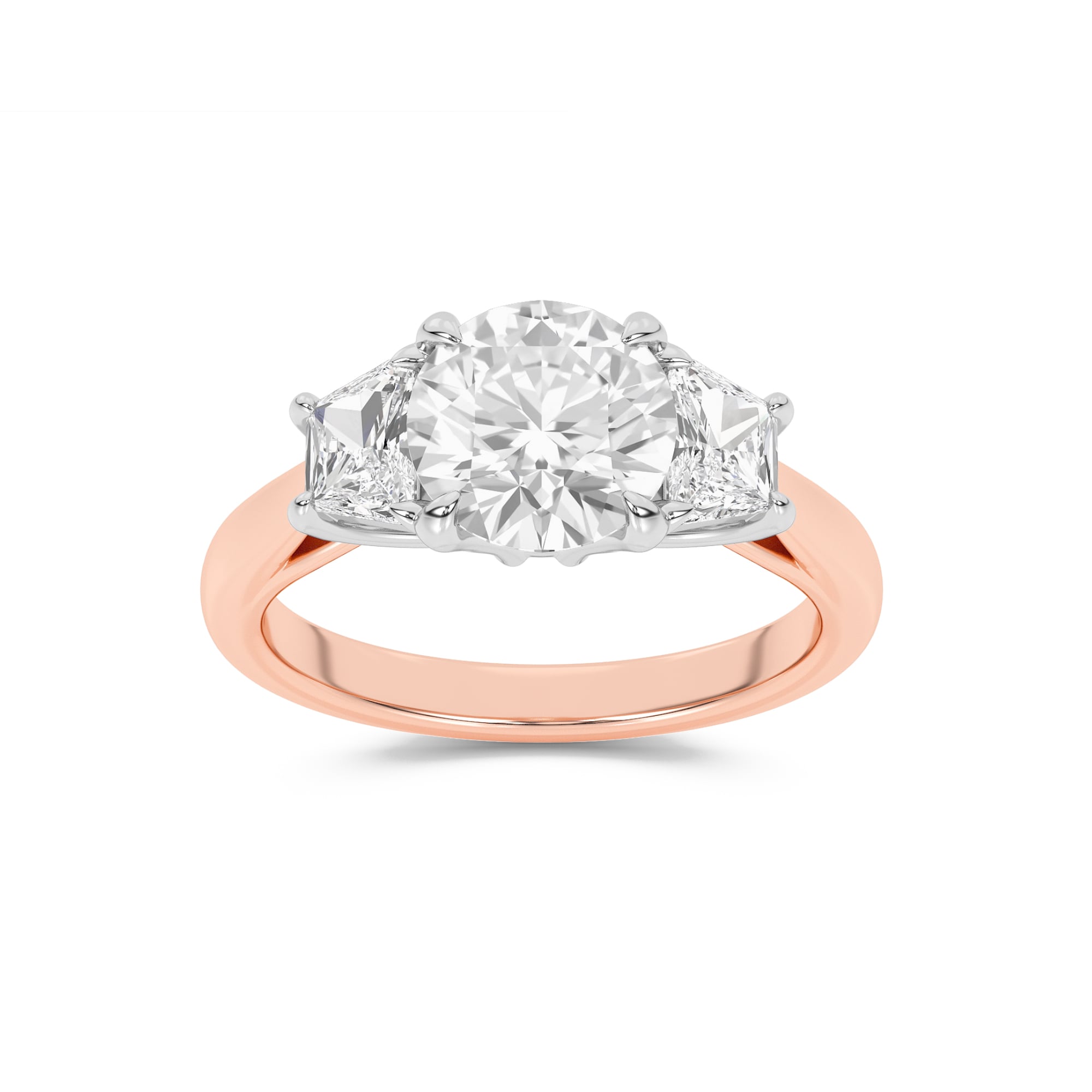 Amara Chand Lab Grown Round Diamond Engagement Ring