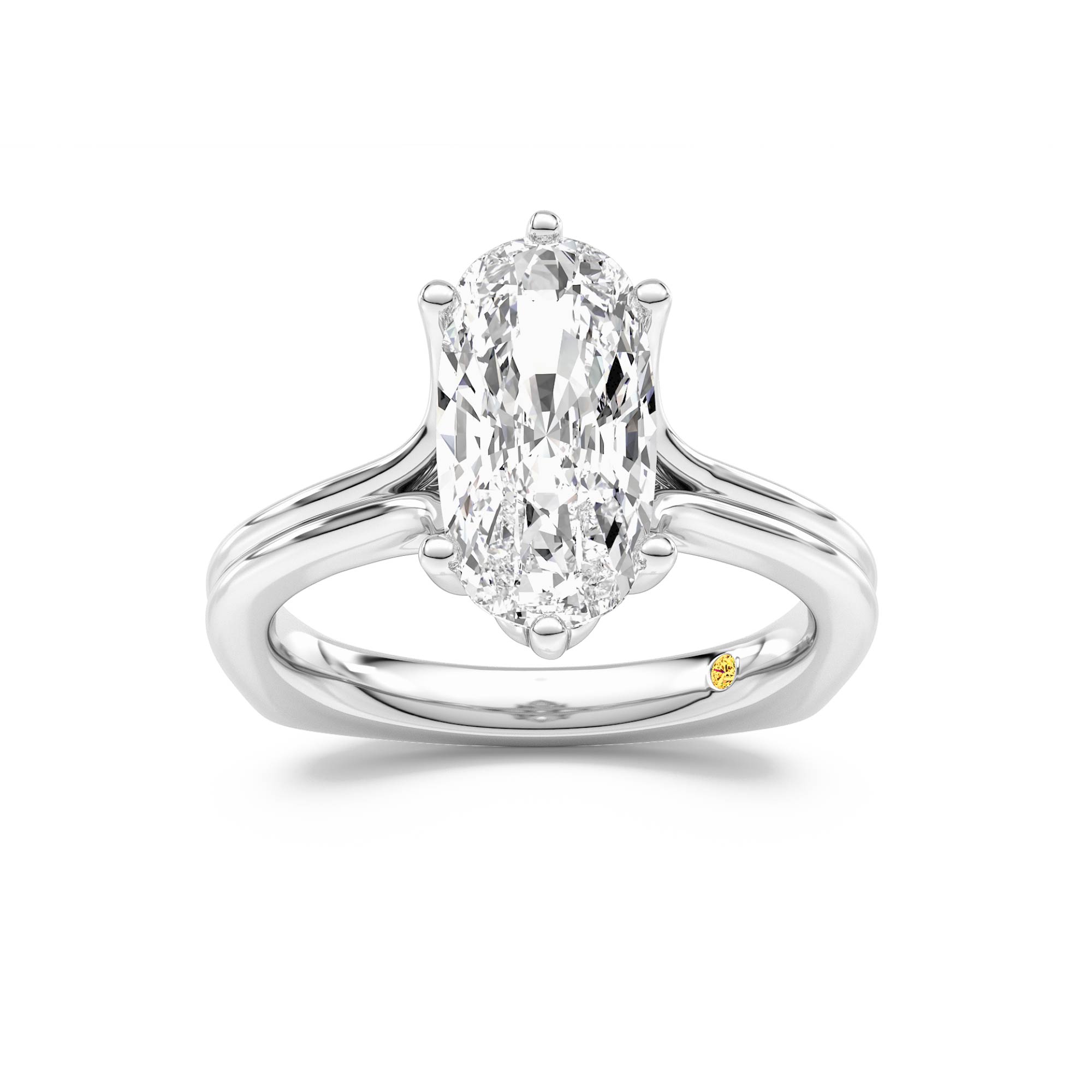 Fleur Elongated Cushion Cut Lab Grown Diamond Engagement Ring