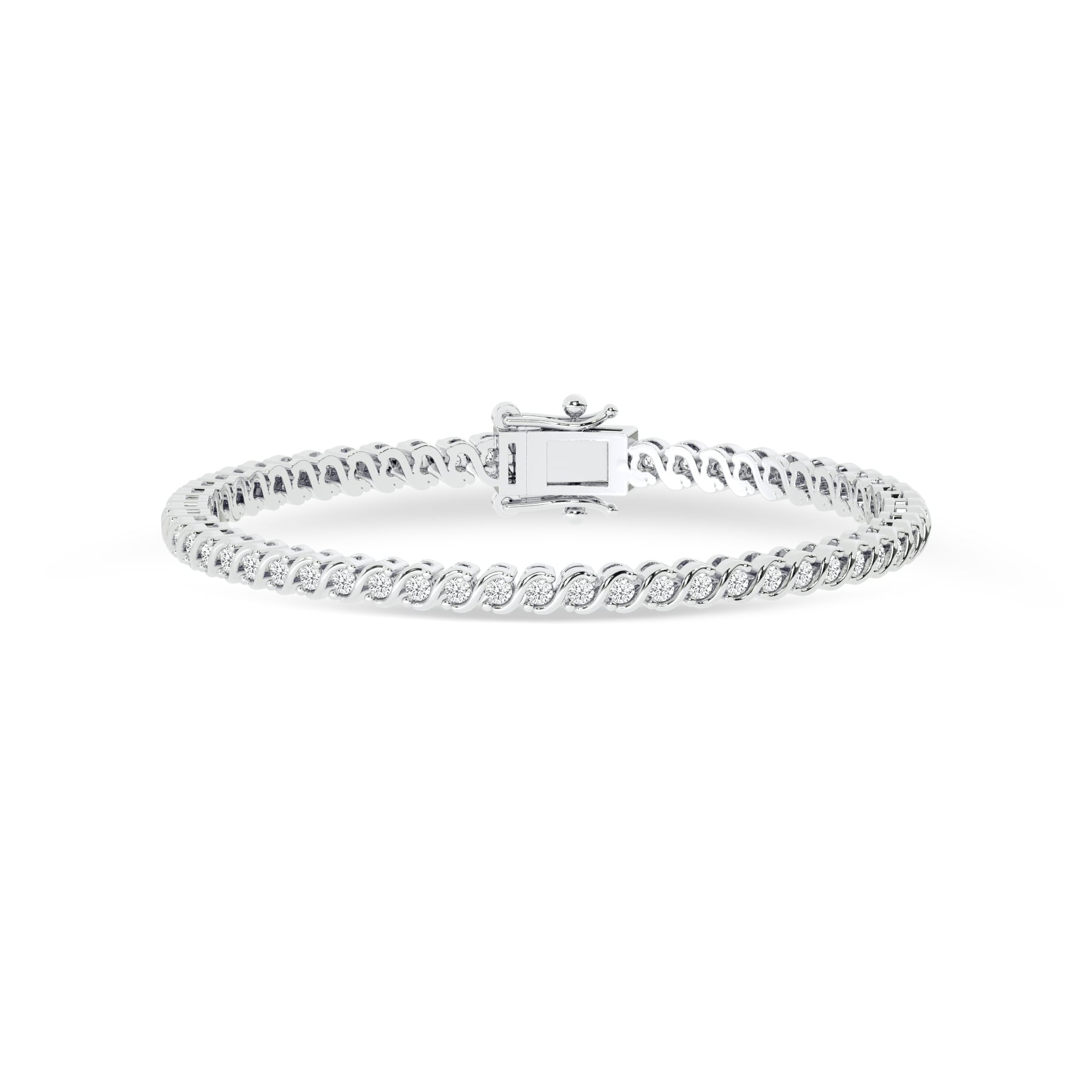 Mystical SLink Lab Grown Diamond Tennis Bracelet