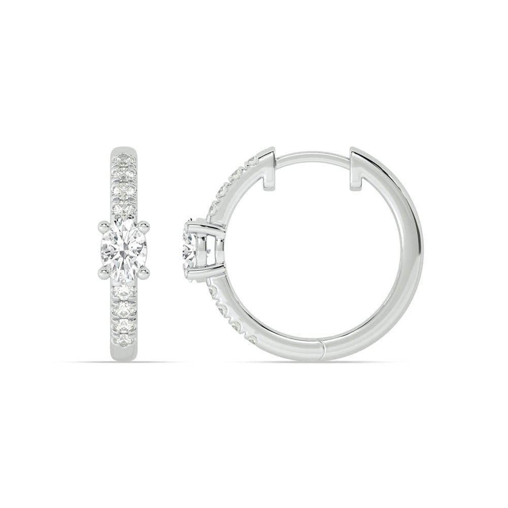 Celestial Stop Lab Grown Diamond Huggie Earrings
