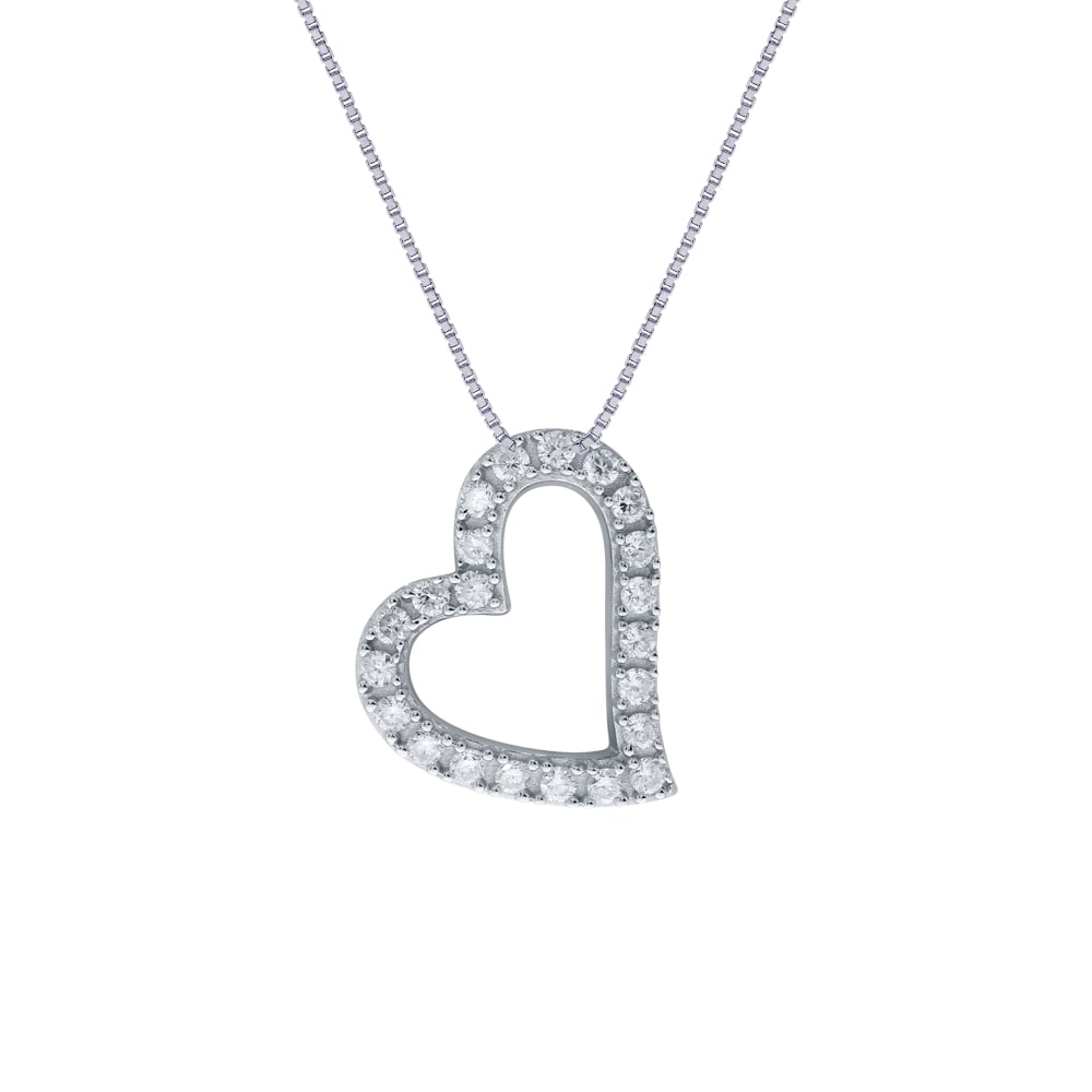 Lab Grown All Heart Diamond Necklace