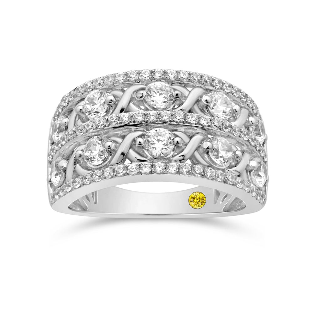 Arcane 'XO' Styled Lab Grown Diamond Ring