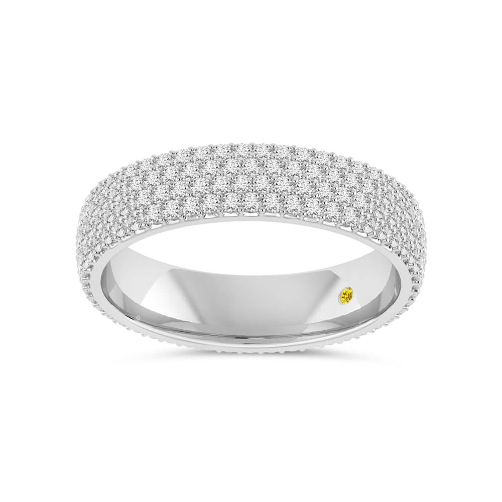 Auburn Full Coverage Lab Grown Eternity Diamond Ring