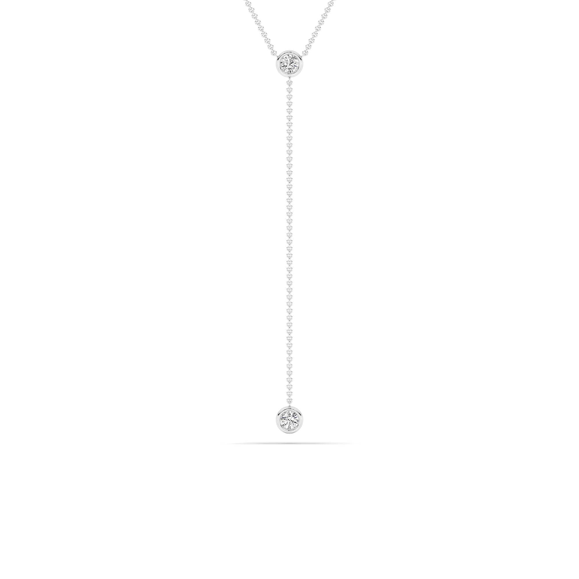 Aura Lab Grown Diamond Lariat Necklace